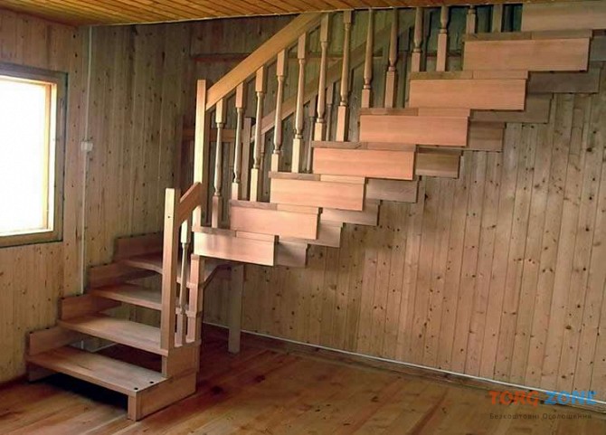 Деревянные лестницы под заказ Вишневое, Крюковщина Вишневе - зображення 1