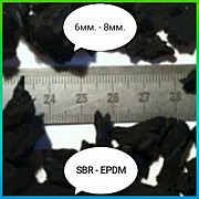 Резиновая крошка 0,2-1мм SBR, EPDM гумовый гранулят Запорожье
