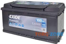 Акумулятор 100 Exide Premium 6СТ-100 Евро (EA1000) Київ - зображення 1