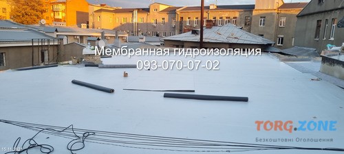 Гідроізоляція мембраною. Мембранний дах Дніпро Днепр - изображение 1