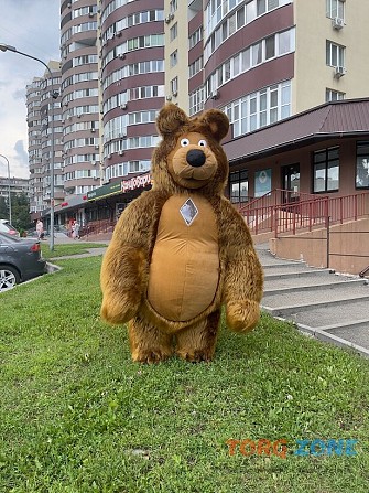 Коричневий костюм ведмедя надувний Киев - изображение 1