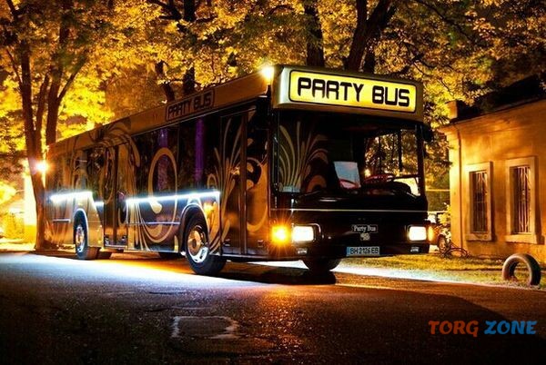 064 Автобус Party Bus Golden Prime пати бас прокат Киев - изображение 1
