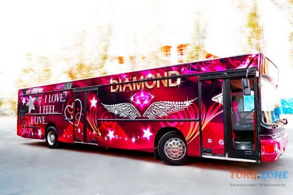 369 Автобус Пати бас Diamond Party Bus прокат Київ - зображення 1