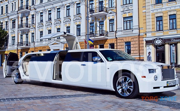 002 Лимузин Chrysler 300C Rolls-royсe Phantom аренда Київ - зображення 1