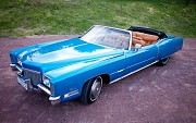 192 Ретро автомобиль Cadillac Eldorado голубой cabrio аренда Киев