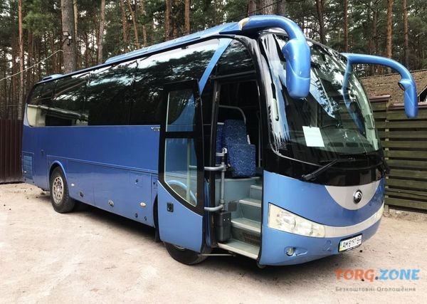 339 Автобус Yutong голубой прокат аренда Київ - зображення 1