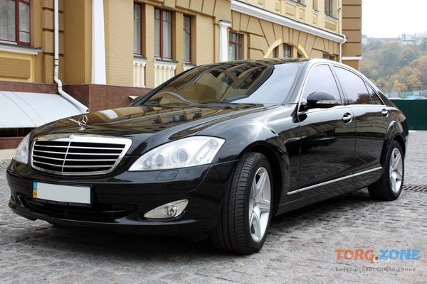 094 Mercedes W221 S550l черный на прокат Мерседес Київ - зображення 1