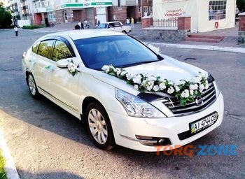 141 Nissan Teana белая аренда авто Київ - зображення 1