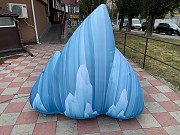 Снеговик надувной новогодняя декорация Київ