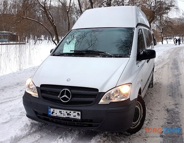 298 Микроавтобус Mercedes Vito белый аренда Київ - зображення 1
