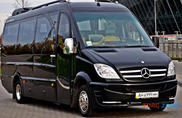 309 Микроавтобус Mercedes Sprinter черный VIP 516 Київ - зображення 1