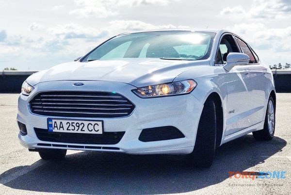 368 Ford Fusion 2015 белый аренда авто Киев - изображение 1
