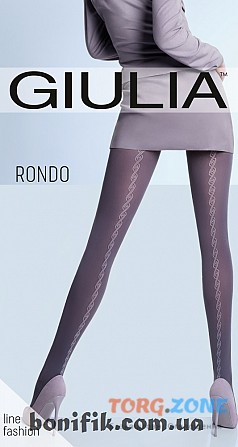 Жіночі візерункові колготки RONDO 100 DEN (model 5) Кривий Ріг - зображення 1