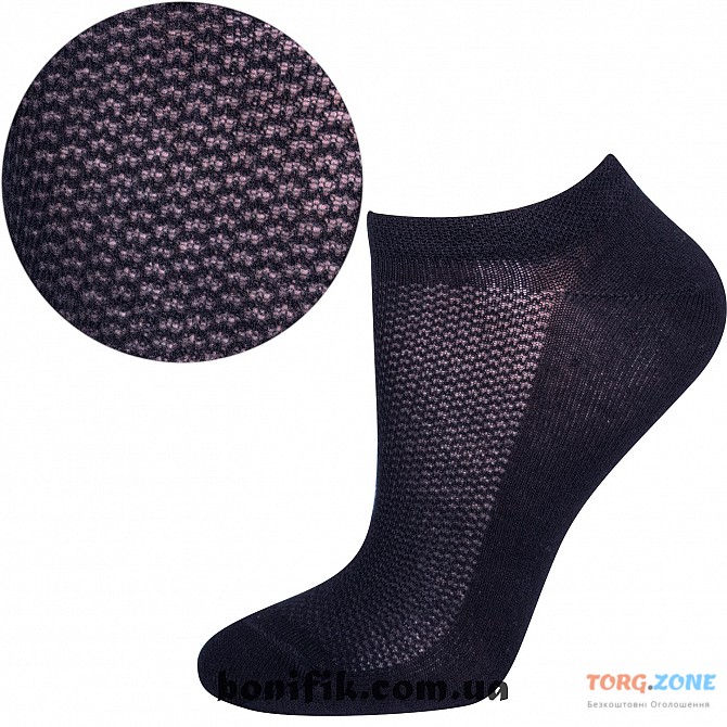 Укороченні жіночі однотонні шкарпетки ТМ "misyurenko" (арт. 213п) Кривий Ріг - зображення 1