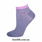 Жіночі сірі укороченні шкарпетки ТМ "Misyurenko" (арт. 213ПО) Кривий Ріг