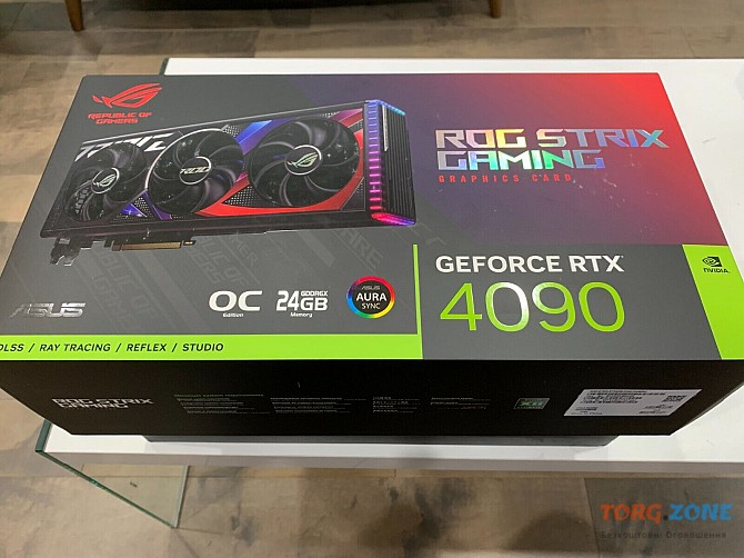 Продается ASUS ROG Strix Geforce RTX 4090 OC Edition Київ - зображення 1