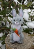 Кролик игрушка валяная из шерсти Заяц валяна іграшка зайчик интерєрний зайка хендмєйд авторська Одеса