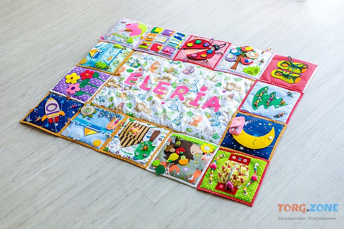 Дитячий килим для гри(детский развивающий коврик) Запорожье - изображение 1