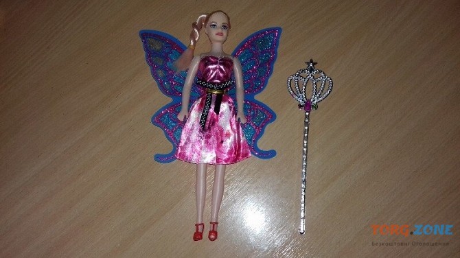Кукла Фея с блестящими крылышками и волшебной палочкой Кривий Ріг - зображення 1