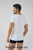 Чоловіча біла футболка з колекції "basic" (арт. MBSK 500/01/01) Кривой Рог