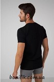 Чоловіча чорна футболка із колекції "basic" (арт. MBSK 500/01/02) Кривий Ріг