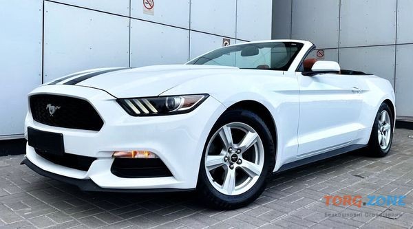 280 Кабриолет Ford Mustang GT белый арендовать на прокат на свадьбу Київ - зображення 1