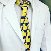 Синий галстук с желтыми утками Київ