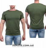 Чоловіча футболка кольору хакі ТМ "bono" (арт. Ф 950107) Кривий Ріг