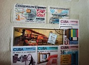 Рідкісна марка Cuba 1988 UPAE emblem, train доставка из г.Львов