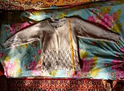 Бежевий теплий светр (кофта) з бісером доставка из г.Львов