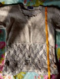 Бежевий теплий светр (кофта) з бісером доставка из г.Львов