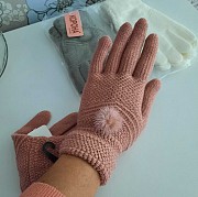 Жіночі однотонні рукавички( перчатки) Петропавлівське