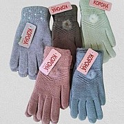 Жіночі однотонні рукавички( перчатки) Петропавлівське
