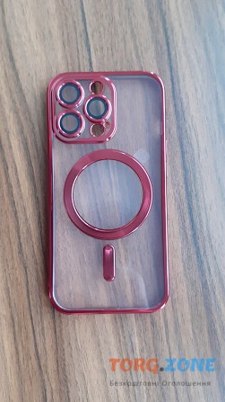 Чохол для iphone 13 pro червоний магнітний Новояворівськ - зображення 1
