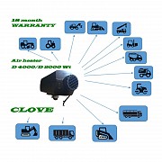 Автономний повітряний дизельний опалювач Clove D2000/d4000 доставка із м.Київ