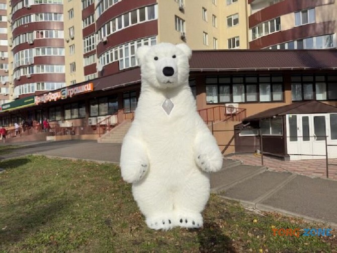 Пневмокостюм медведя Киев - изображение 1