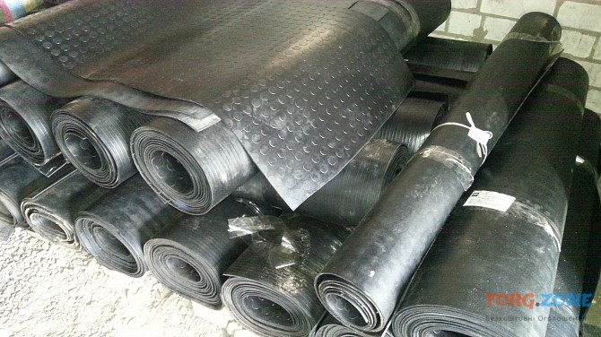 Рулонные резиновые ковры для покрытия пола. Харків - зображення 1