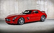 042 Mercedes Benz SLS AMG красный арендовать Киев