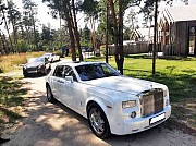 058 Rolls Royce Phantom белый аренда вип авто Киев