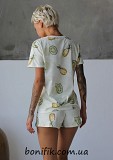 Жіночі комплект піжами з футболкою і шортами "pineapple" (12006) (арт. 1553) Кривий Ріг