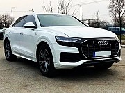037 Внедорожник Audi Q8 S Line белая заказать на свадьбу Киев