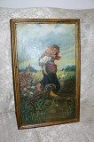 Продам картину "дети бегущие от грозы" - 1950 гр. доставка из г.Светловодск