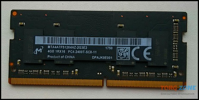 Оперативна Пам'ять ОЗУ Micron RAM 2400 MHz Pc4-2400t iMac 2017 [mne92ll/a] Київ - зображення 1