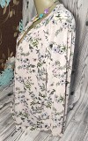 Блідо-рожева блуза з блакитними квітами H&M р.50-52 доставка із м.Хмельницький
