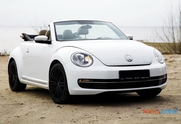 020 Кабриолет Volkswagen Beetle белый прокат без водителя Київ - зображення 1