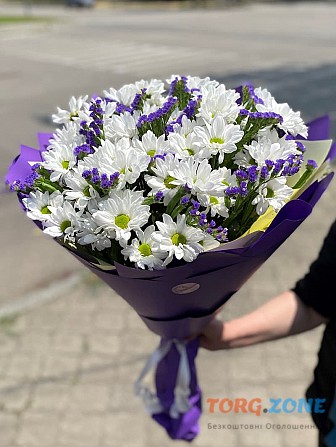 Букети хризантем з доставкою від крамниці квітів “flowers Story” у Запоріжжі Запорожье - изображение 1