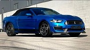 036 Ford Mustang GT синий кабриолет прокат авто без водителя Киев