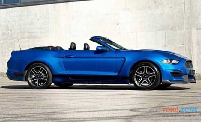 036 Ford Mustang GT синий кабриолет прокат авто без водителя Київ - зображення 1