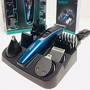 Машинка триммер 4в1 VGR V-172 для стрижки волосся на акумуляторі зарядка USB, електробритва для голо доставка із м.Кременчук