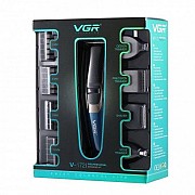 Машинка триммер 4в1 VGR V-172 для стрижки волосся на акумуляторі зарядка USB, електробритва для голо доставка із м.Кременчук